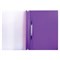 Скоросшиватель пластиковый с перфорацией BRAUBERG, А4, 140/180 мкм, фиолетовый, 226584 - фото 13107085