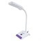 Настольная лампа / светильник SONNEN OU-147, на подставка, светодиодная, 5 Вт, белый/фиолетовый, 236672 - фото 13108900
