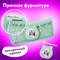Пенал мягкий ЮНЛАНДИЯ, 2 отделения, полиэстер, "Kitty", мятный, 21х6х9 см, 270262 - фото 13110947