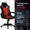 Кресло компьютерное BRABIX "Rider EX-544", экокожа черная/ткань красная, 531583 - фото 13125711