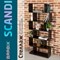 Стеллаж BRABIX "Scandi SH-008", 730х250х1760 мм, 6 секций, ЛДСП, венге, 641899, ЦБ013658-3 - фото 13133583