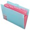 Папка-органайзер на кнопке 12 отделений, BRAUBERG "Extra", А4, голубая с розовым, 271932 - фото 13146655