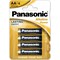 Батарейка Panasonic Alkaline LR6 AA 1.5В бл/4 щелочная - фото 13217749