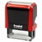 Штамп самонаборный 4-стр., 47х18 мм, синий, TRODAT 4912P4/DB, корпус КРАСНЫЙ, КАССЫ В КОМПЛЕКТЕ, 43218 - фото 13244295
