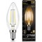 Лампа GAUSS LED Filament Candle E14 5W 2700К - фото 13248527