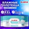 Полотенца влажные 80 шт., БОЛЬШИЕ XXL 16,5х25 см, с аллантоином и коллоидным серебром, LAIMA, 115222 - фото 13284603