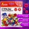 Стразы самоклеящиеся "Круглые", размер 8-15 мм, 30 г, 5 цветов, ОСТРОВ СОКРОВИЩ, 661386 - фото 13293060