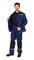Костюм Ударник (тк.Саржа,250) брюки, т.синий/черный - фото 13321337
