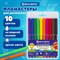 Фломастеры BRAUBERG "АКАДЕМИЯ", 10 цветов, вентилируемый колпачок, ПВХ упаковка, 151410 - фото 13336222