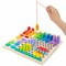 Сортер-мозаика развивающий, 5 в 1, по методу Монтессори, шарики, цифры, пирамидка, BRAUBERG KIDS, 665248 - фото 13358843