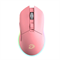Мышь игровая беспроводная Dareu EM901 Pink (розовый), DPI 600-10000, подсветка RGB, подключение: проводное+2.4GHz, размер 125x67x39мм - фото 13365219