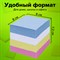 Блок для записей STAFF, проклеенный, куб 8х8 см, 800 листов, цветной, 120383 - фото 13395498