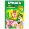 Цветная бумага А4 мелованная, 10 листов 10 цветов, папка, HATBER ECO, "Пчелки", 195х280 мм, 043290, 10Бц4м_00206 - фото 13549284