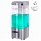 Дозатор для жидкого мыла LAIMA, НАЛИВНОЙ, 0,48 л, хром, ABS-пластик, 605053 - фото 13552845