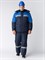 Костюм зимний Баррик-2 СОП К. (тк.Таслан,135) п/к, т.синий/васильковый - фото 13560564