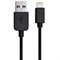 Кабель USB 2.0 - Lightning, 1 м, RED LINE, для подключения IPhone (IPad), черный, УТ000008646 - фото 13562951