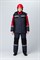 Костюм зимний женский Вектрон-2 СОП У. (тк.Смесовая,240) п/к, черный/красный/серый - фото 13622995