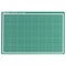 Коврик (мат) для резки BRAUBERG 3-слойный, А3 (450х300 мм), двусторонний, толщина 3 мм, зеленый, 236904 - фото 13643308