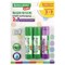 Клей-карандаш "2+1 обесцвечивающийся" 9 г, КОМПЛЕКТ 3 шт./блистер, BRAUBERG KIDS, 271712 - фото 13643631