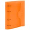 Тетрадь на кольцах А5 175х220 мм, 120 л., пластик, на липучке, с разделителями, BRAUBERG, Оранжевый, 404636 - фото 13644014