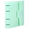 Тетрадь на кольцах А5 175х220 мм, 120 л., пластик, на липучке, с разделителями, BRAUBERG, Мятный, 404638 - фото 13644016