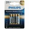 Батарейки алкалиновые "мизинчиковые" КОМПЛЕКТ 4 шт., PHILIPS Premium Alkaline, ААА (LR03, 15А), блистер, Б0062755 - фото 13644399