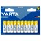 Батарейки алкалиновые "пальчиковые" КОМПЛЕКТ 10 шт., VARTA ENERGY, АА (LR6, 24А), блистер, 4106229491 - фото 13681236