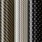 Бумага упаковочная мелованная НАБОР 3 шт., "Golden Pattern", 70х100 см, 3 дизайна, ЗОЛОТАЯ СКАЗКА, 592062 - фото 13681373