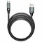 Кабель BOLD USB – Type-C 1 м, 3 А, SMARTBUY, для быстрой зарядки и передачи данных, толстый, черный, 18102, 3112BOLD-BLACK - фото 13714977