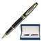 Ручка подарочная перьевая WATERMAN "Expert 3 Black Lacquer GT", черный лак, позолоченные детали, синяя, S0951640 - фото 13743354