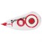 Корректирующая лента BRAUBERG RED POWER, 5 мм х 6 м, корпус прозрачный, механизм перемотки, европодвес, 220641 - фото 13743992