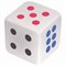Ластик BRAUBERG "Cubo", 24х24х24 мм, белый, ассорти, 223605 - фото 13744057