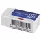 Ластик PENTEL (Япония) "HI-POLYMER ERASER", 35х16х11,5 мм, белый, прямоугольный, картонный держатель, ZEH-03 - фото 13744135