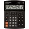 Калькулятор настольный BRAUBERG EXTRA-12-BK (206x155 мм), 12 разрядов, двойное питание, ЧЕРНЫЙ, 250481 - фото 13744634