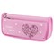 Пенал мягкий ЮНЛАНДИЯ, 2 отделения, полиэстер, "Heart", розовый, 21х6х9 см, 270258 - фото 13744665