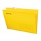 Подвесные папки A4/Foolscap (404х240 мм) до 80 л., КОМПЛЕКТ 10 шт., желтые, картон, STAFF, 270935 - фото 13744719