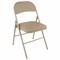 Стул складной BRABIX "Golf Plus CF-003 Комфорт", бежевый каркас, кожзам бежевый, 531567 - фото 13748121
