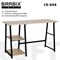 Стол на металлокаркасе BRABIX "LOFT CD-006", 1200х500х730 мм, 2 полки, цвет дуб натуральный, 641226 - фото 13749919