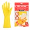 Перчатки МНОГОРАЗОВЫЕ латексные "Для деликатной уборки", размер 9-10, XL (очень большой), вес 32 г, KOMFI, DGL019L - фото 13750568