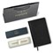 Ручка шариковая PARKER "Jotter Core Stainless Steel GT", ежедневник А5 черный, пакет, 880886 - фото 13750615
