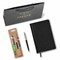 Ручка шариковая PARKER "Jotter Plastic CT", корпус черный, ежедневник А5 черный, золотой срез, пакет, 880894 - фото 13750623