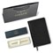 Ручка перьевая PARKER "Jotter Core Stainless Steel GT", ежедневник А5 черный, пакет, 880902 - фото 13750631