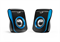 Колонки компьютерные Geinus SP-Q180, 2.0, 2 x 3W RMS, USB-power, Blue - фото 13757211