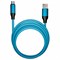 Кабель BOLD USB – Type-C, 1 м, 3 А, SMARTBUY, для быстрой зарядки и передачи данных, толстый, синий, 18126, 3112BOLD-BLUE - фото 13768954