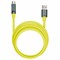 Кабель BOLD USB – Type-C, 1 м, 3 А, SMARTBUY, для быстрой зарядки и передачи данных, толстый, желтый, 18133, 3112BOLD-YELLOW - фото 13768956