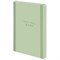 Ежедневник недатированный с резинкой А5 145х203 мм, BRAUBERG, твердый, 160 л., "Minimal", зеленый, 116303 - фото 13770324