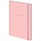 Блокнот с резинкой в клетку 96 л., А5 145х203 мм, твердая обложка, BRAUBERG, "Minimal", розовый, 116319 - фото 13770340