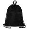 Мешок для обуви BRAUBERG БОЛЬШОЙ, с ручкой, карман на молнии, сетка, 49х41 см, "Total Black", 273453 - фото 14225218