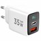 Зарядное устройство сетевое (220В) CABLEXPERT, дисплей, 35 Вт GaN, QC4/PD3, 1хUSB, 1хType-C, MP3A-PC-52 - фото 14225436