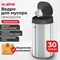 Ведро для мусора СЕНСОРНОЕ 30 л, нержавеющая сталь, черная матовая крышка, питание от 4-х батареек AA (не входят в комплект), LAIMA, 609328 - фото 14225544